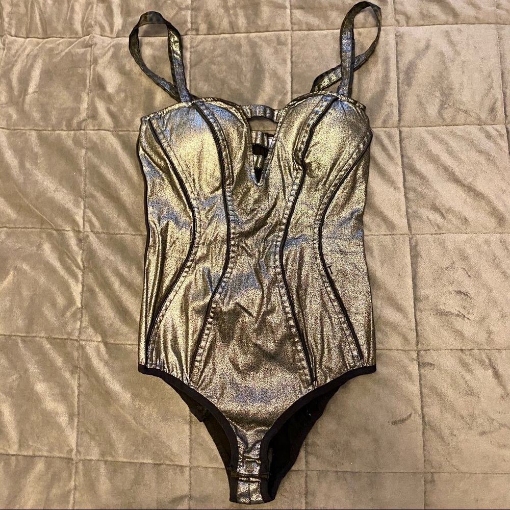 Metallic bodysuit